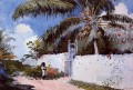 Un jardín en Nassau Winslow Homer acuarela
